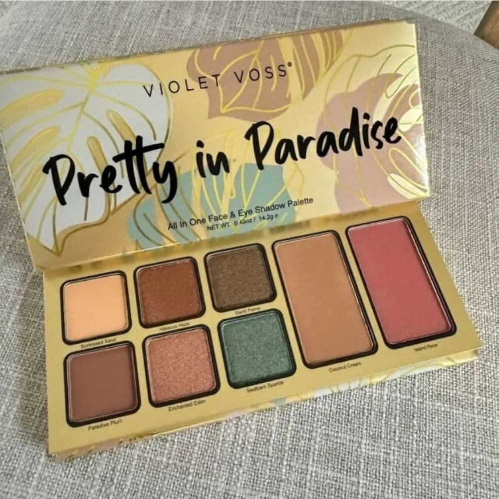 Violet Voss Paradise Palette with Peach, Brown, Green, Pink